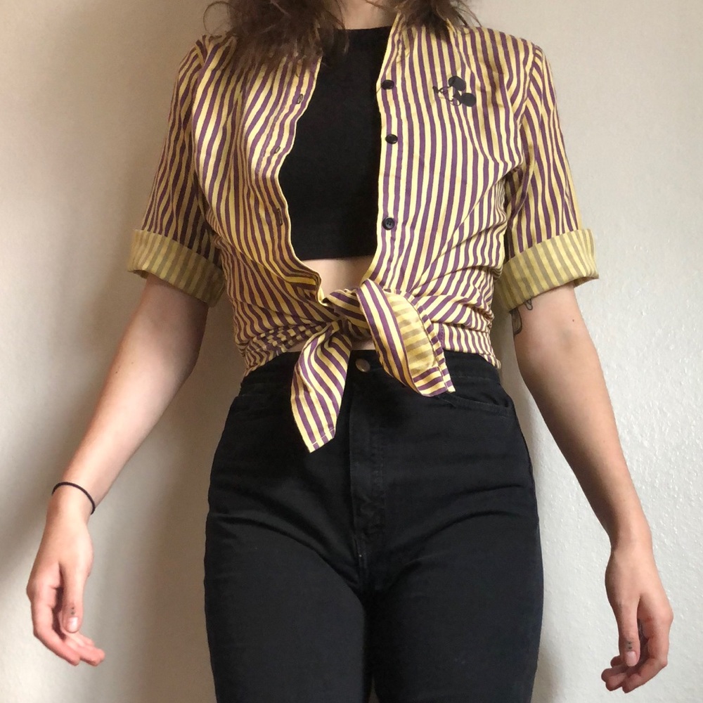 VINTAGE Mickey Mouse Button-down